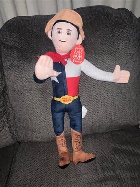 Fiesta Plush Texas Cowboy Costume in Red, White, Blue & Tan